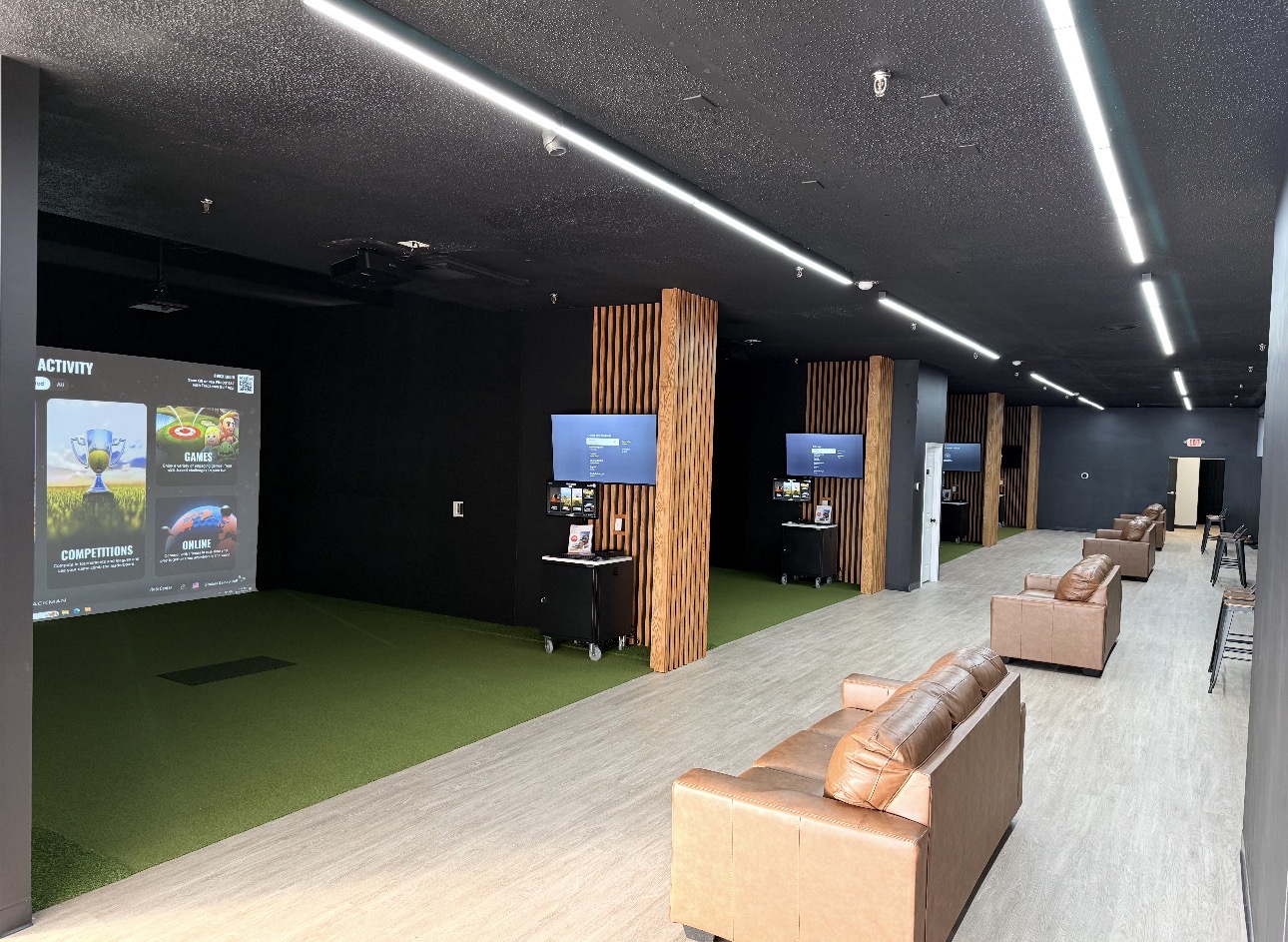 Strokes Gained Golf Facility Interior